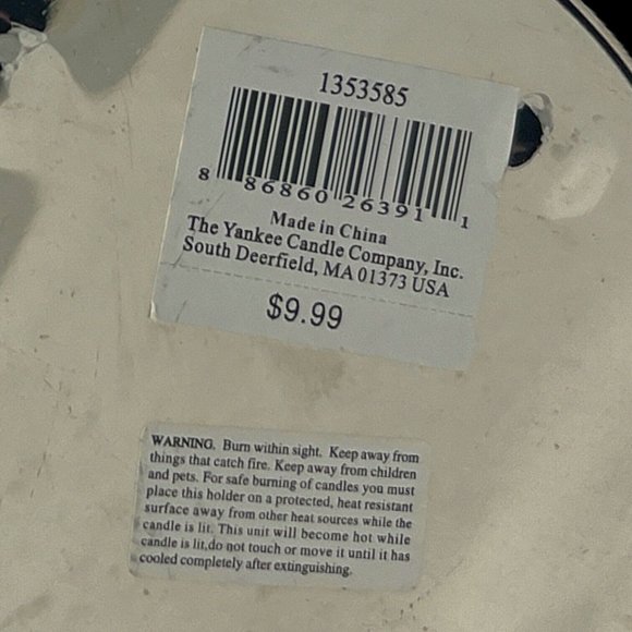 YANKEE CANDLE FESTIVE CHROME SNOWMAN JAR CANDLE HOLDER SLEEVE METAL Holiday - Picture 4 of 4